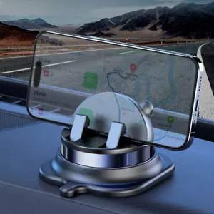 Car Phone Holder Mount 360° Rotatable Cell Phone Car Mount Dashboard for iPhone - Picture 1 of 14