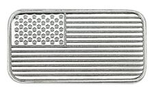 Lot of 100x 1g .999 Fine Silver 50x American Flag Bars & 50x Buffalo Bars 