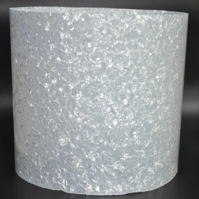 Drum Wrap 16" x 60" 0.46mm White Pearl Musical Instrument Deco Sheet - Image 1 of 4