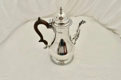RARE VICTORIAN HM STERLING SILVER BACHELORS COFFEE POT 1896 - Image 1 of 4