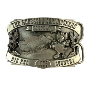 Vintage Nebraska Cornhuskers Big Red Country 1983 3D Belt Buckle 9255/10000 - Picture 1 of 4