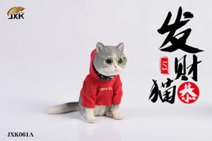 JXK 1/3 JXK061A Amerikanisch Kurzhaar Katze Haustier Tier Figur Statue Dekoration Modell - Bild 1 von 6