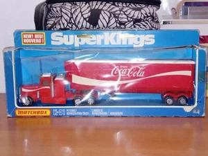 Matchbox Superkings K-31, "Peterbilt Refrigeration Truck" Coca Cola. Con Box. - Foto 1 di 20
