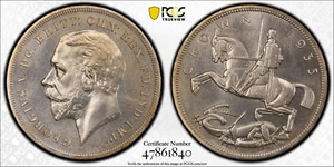 Great Britain, 1935 George V Crown. PCGS SP 65. 715,000 Mintage. - Picture 1 of 4