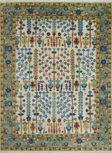 Multi Color Multi Sizes Wool Rug Hand Knotted Traditional Tree of Life Area Rug - Picture 1 of 97