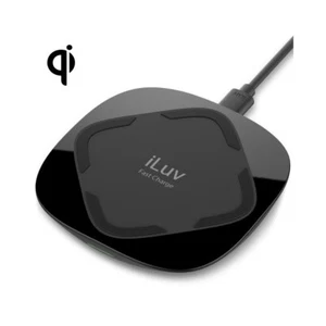 iLuv IAD8X10BK Qi Fast Wireless Charging Pad for Apple, Samsung & Other Devices. - Picture 1 of 6