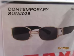 Brand New in Box MAD SHADE Designer Sunglasses Classic Retro SUN S-35 Black - Picture 1 of 2