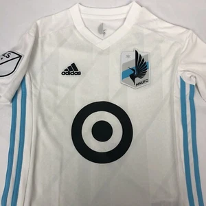 MLS Minnesota United FC adidas ClimaLite Away 2019 Replica Youth Jersey White - Picture 1 of 7