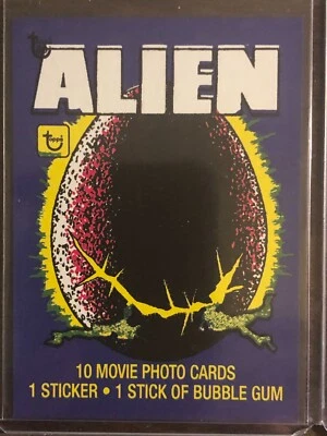 2018 Topps 80th Anniversary Wrapper Art Card #51 1979 Alien - Image 1 of 2