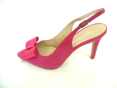 41 7,5 von Alba Moda Schuhe Sandalen Sandaletten Pum Leder pink                - Bild 1 von 4