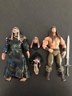 Figuras de acción Conan El Bárbaro y Thulsa Doom x2 Super 7 accesorios sueltos Foto 1 de 4