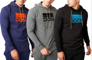 PARA HOMBRES SUDADERA CON CAPUCHA JERSEY JERSEY JERSEY ALGODÓN INFORMAL DISEÑADOR DON GAMUZA - Imagen 1 de 31