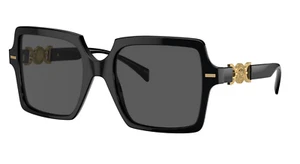 Versace VE4441 GB1/87 Black/Dark Grey Square 55mm Women's Sunglasses - Picture 1 of 5