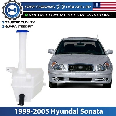 New Washer Reservoir With Pump For 1999-2005 Hyundai Sonata HY1288113 - Image 1 of 4
