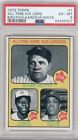 1973 TOPPS #1 ALL TIME HR LEADERS PSA 6 BABE RUTH HANK AARON WILLIE MAYS