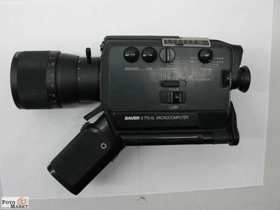 Bauer S715XL Filmkamera S8 (Super-8) Zoom-Objektiv Angenieux 1,4/6-90 Kamera - Bild 1 von 4