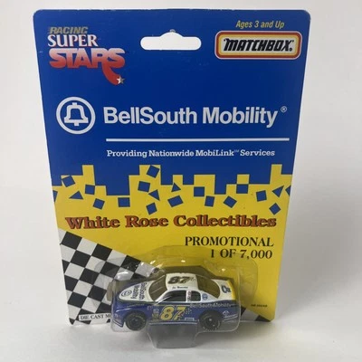 Joe Nemechek #87 Matchbox Racing Super Stars Rose Collectibles 1:64 Die Cast Foto 1 de 4