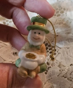 Lenox Kobold Mini Ornament 2005 Luck of the Irish Collection - Bild 1 von 13