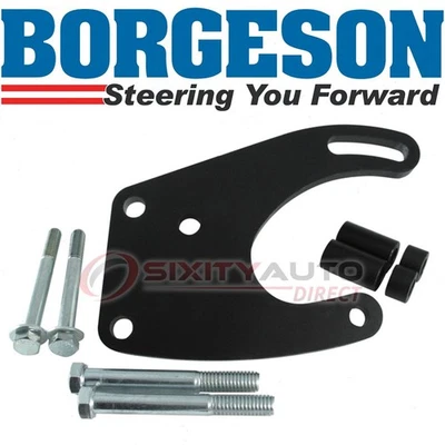 Borgeson Power Steering Pump Bracket for 1965-1967 Ford LTD 4.7L V8 - Hoses iq Foto 1 de 4