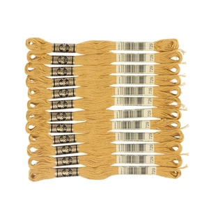 DMC 6-Strand Embroidery Cotton Floss, Medium Old Gold - Picture 1 of 4