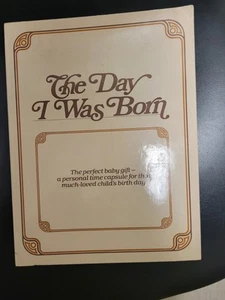 The Day I Was Born Vintage Baby Book- Read Description - Picture 1 of 6