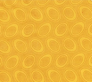 Kaffe Fassett "Aboriginal Dot" in Gold, 1 Yard! Original - Picture 1 of 3