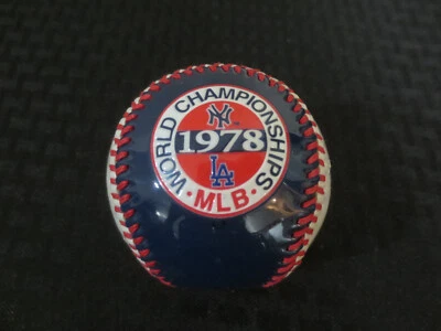 New York Yankees vs Milwaukee Braves 1978 World Series Commemmorative Baseball - Image 1 of 3