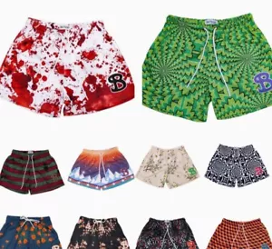 Bucketsquad Shorts Men Mesh Quick-Drying Summer Baggy Quarter Basketball Pants - Picture 1 of 60