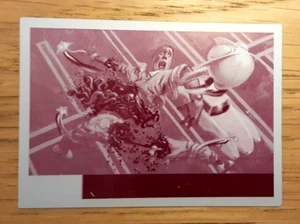 Mars attacks 2017 MAGENTA printing plate card 24 MAKING CHANGE - Picture 1 of 2