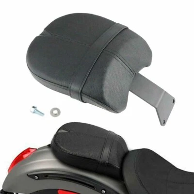 Almohadilla de asiento de pasajero trasero de motocicleta negra para Victory Octane 2017 SU Foto 1 de 4