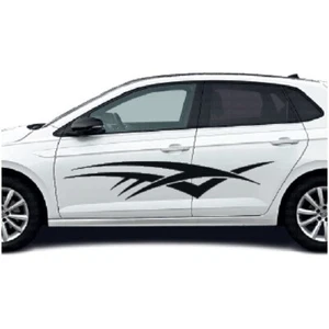 Car Side Graphics X 2 Will Fit Any Car Van Universal Stickers Decals CSG23 - Picture 1 of 2