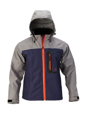 New ORION Hand Made Premium Fly Fishing Rain Wading Jacket Size Large Gray - Image 1 of 4