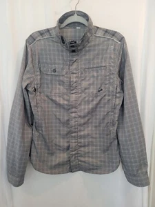 Giacca Camicia Lululemon Athletica Uomo Grigio Plaid Riflettente Tg S Idrorepellente - Foto 1 di 10