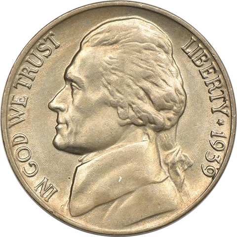 1939 Jefferson Nickel, About Uncirculated, 5c C00064638 Cover