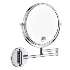 LED Wall Mount Two-Sided Magnifying Makeup Vanity Mirror 27865 - Picture 1 of 8