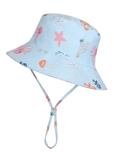 Baby Sun Hat Baby Bucket Hat Toddler Summer Hats UPF 50+MN Protective Bucket ... - Picture 1 of 4