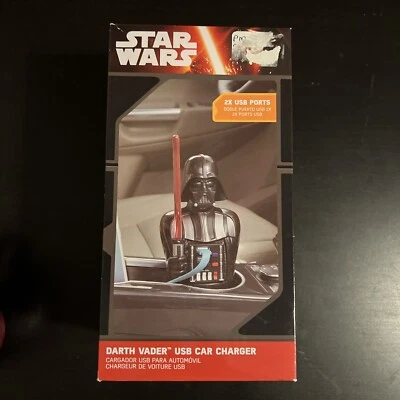 Cargador de coche USB doble Darth Vader 2016 Disney, Star Wars, de ThinkGeek NUEVO Foto 1 de 2