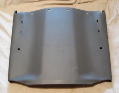 1980-85  Mercedes Benz 300SD W126 Front Left Seat Back Cover plate Gray - Image 1 of 4