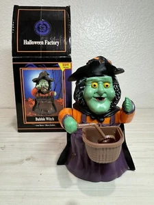 Vintage 1996 Halloween Factory Animated Bubble Witch Gemmy - Bild 1 von 8