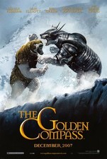 THE GOLDEN COMPASS Movie POSTER 27x40 H Nicole Kidman Daniel Craig Dakota Blue