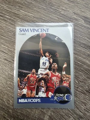 Sam Vincent 1990 NBA Hoops  - Image 1 of 2