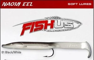 Señuelos de pesca Fishus Naoki Anguila Cebo Suave Sandeel LRF 3 por paquete - Imagen 1 de 1