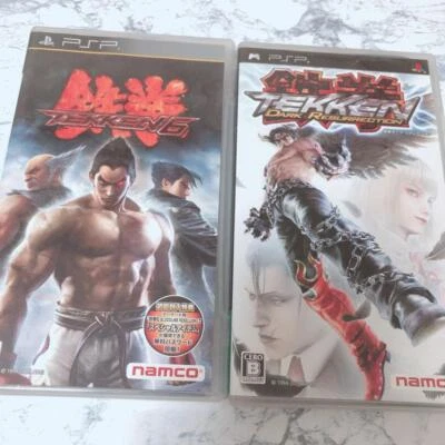 Tekken 6 & Tekken Dark Resurrection 2 Set PSP PlayStation Portable From Japan - Image 1 of 4