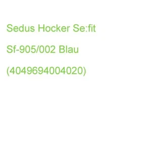 Sedus Hocker Se:fit Sf-905/002 Blau (4049694004020) (sf-905/002) - Bild 1 von 2