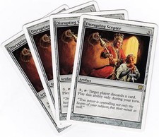 MTG: 8th Edition: Disrupting Scepter X 4