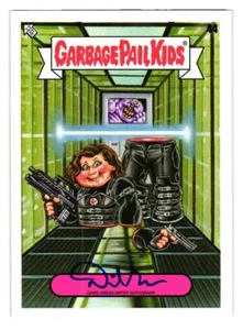 2023 S2 GARBAGE PAIL KINDER INTERGOOLACTIC #44 RESIDENT EVA DAVID GROSS AUTOGRAMM - Bild 1 von 2