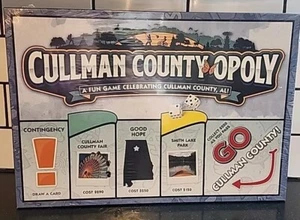 Late For The Sky CULLMAN COUNTY (ALABAMA) OPOLY A Fun Monopoly-Like Game (GSHF3) - Picture 1 of 2