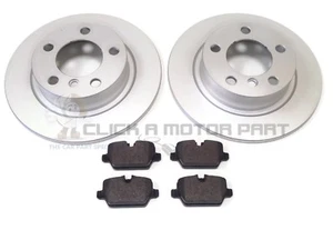 JUEGO DE 2 DISCOS Y PASTILLAS DE FRENO TRASERO MINI R61 PACEMAN 1.6 2.0 2010-2017 - Imagen 1 de 1