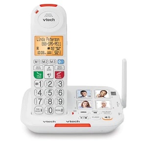 Teléfono inalámbrico amplificado para personas mayores con con con con con con conconstador automátic - Zdjęcie 1 z 12