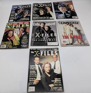 Lot of 7 1990'S X-FILES Magazines, SCI FI Entertainment DUCHOVNY, ANDERSON Nice! - Picture 1 of 9
